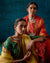 Rozana Chiffon Dupatta Red Mustard (7152362815535)