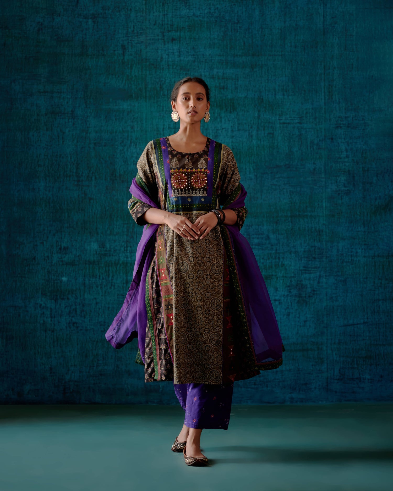 Choga Kurta Grey Black (7153441767471)