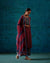 Rozana Chiffon Dupatta Wine Indigo (7152368517167)