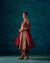 Devi Kurta Beige Maroon (7152337354799)