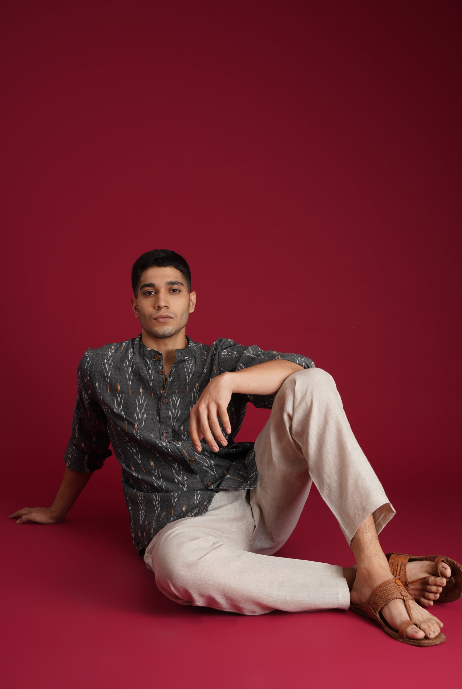Rozana Shirt Grey (7135807766575)