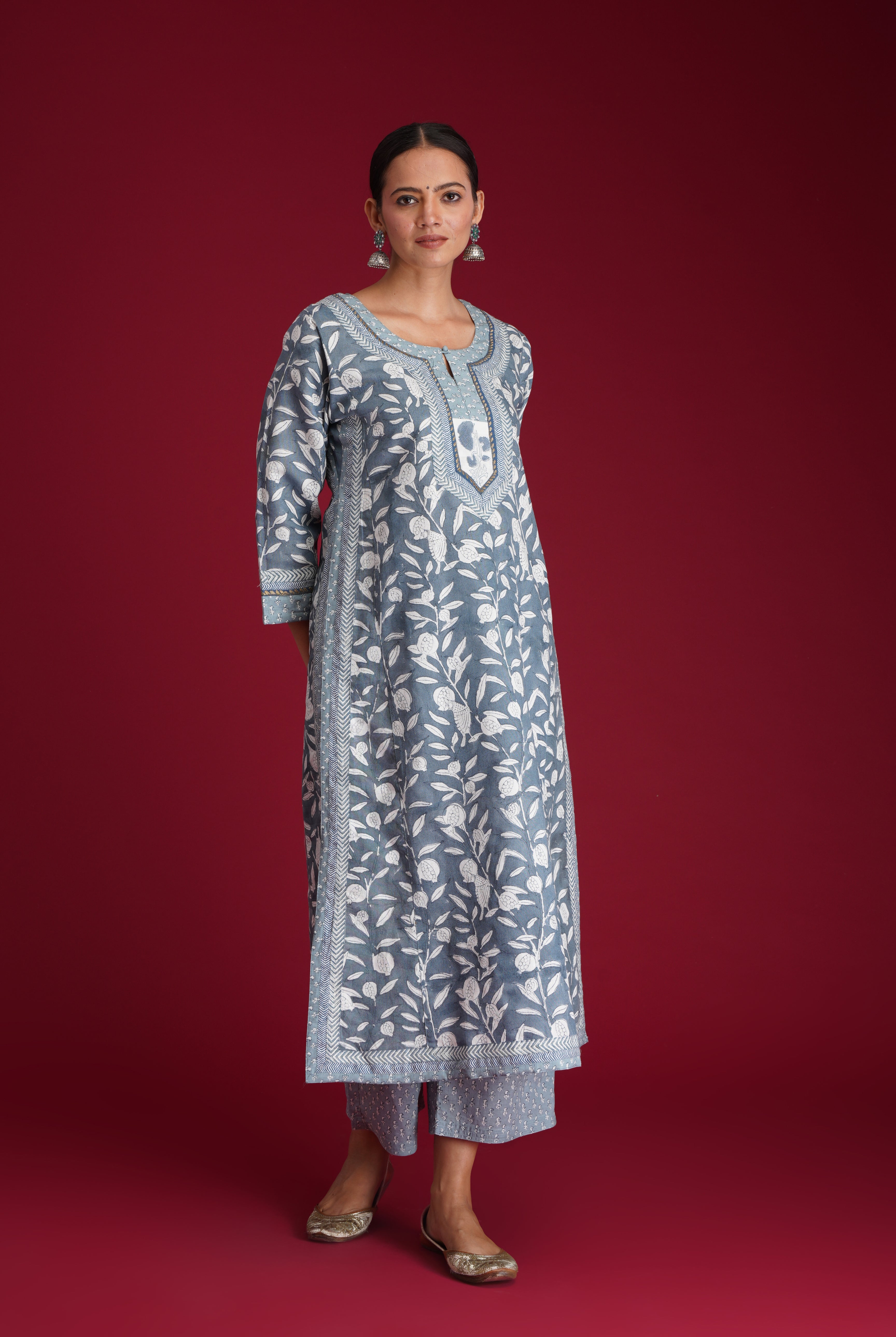 Anu Kurta Steel Blue (7135681249327)