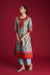 Rozana Kurta Turquoise Peach (7135686623279)