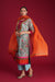 Rozana Kurta Turquoise Peach (7135686623279)