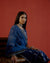 Naaz Rozana Kurta Indigo White (8006349521195)