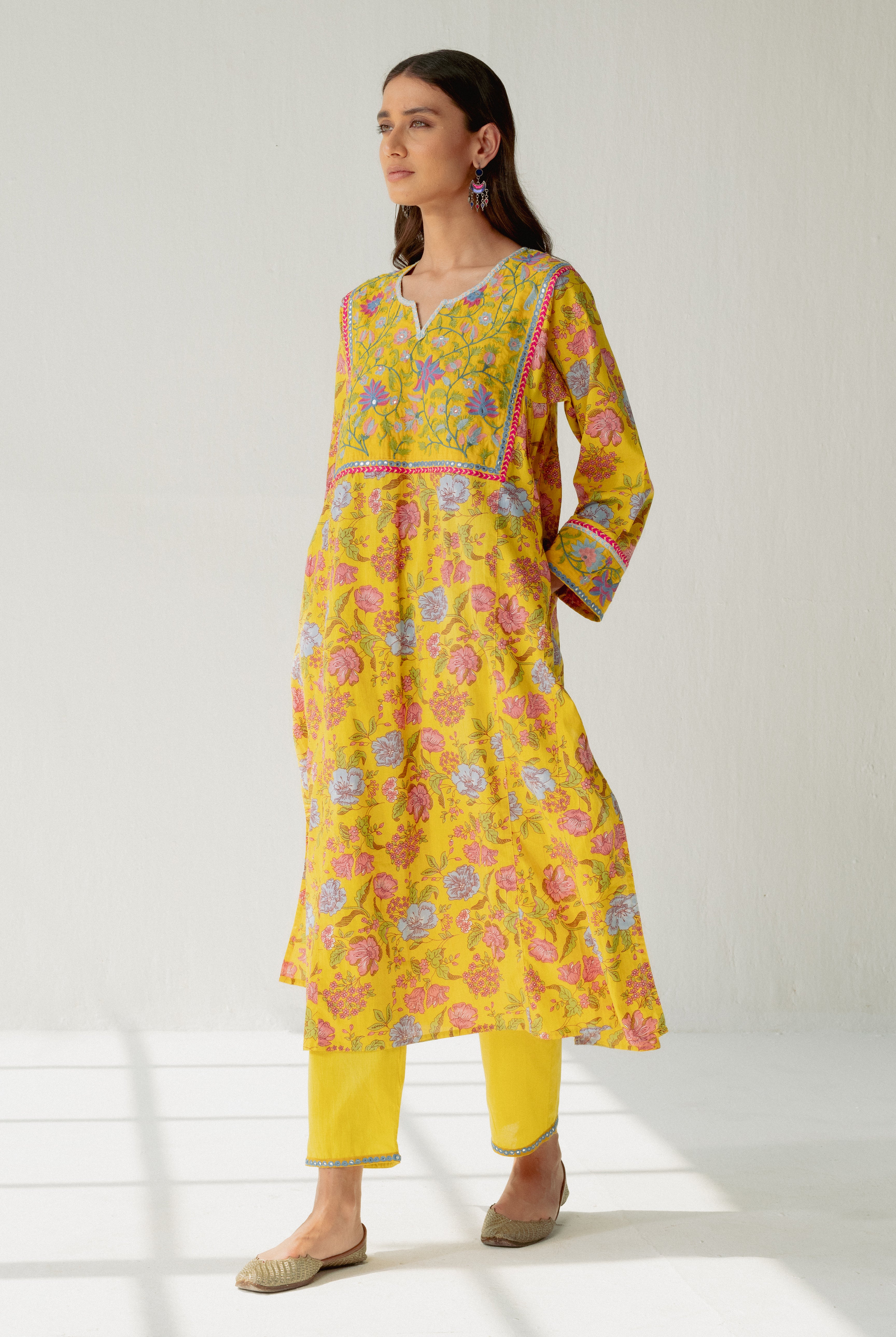 Adah Pant Lime Yellow (8165041013035)