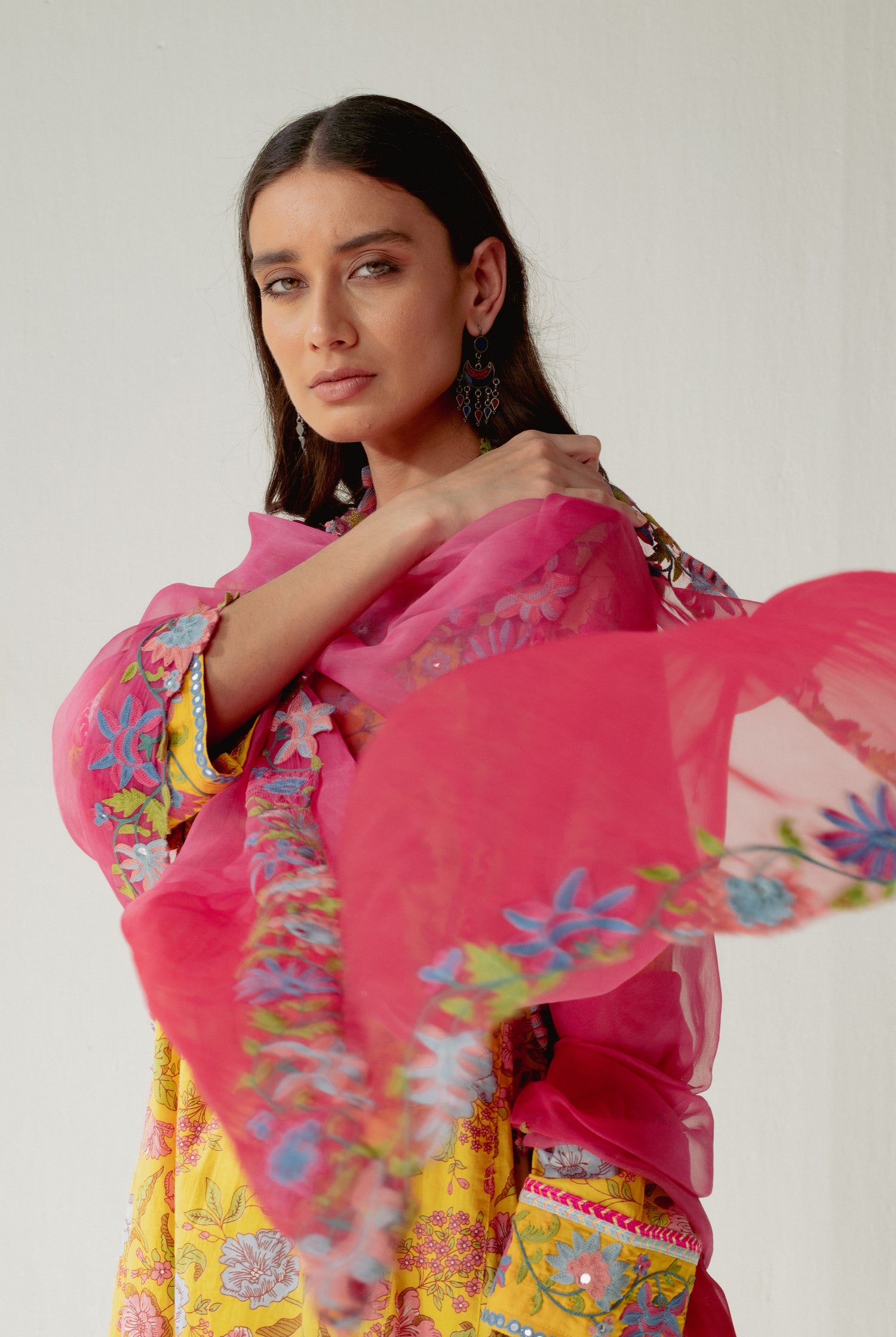 Adah Dupatta Pink Ombrey (8166203949355)