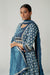 Rozana Cotton Crinkled Dupatta Blue (8161937097003)