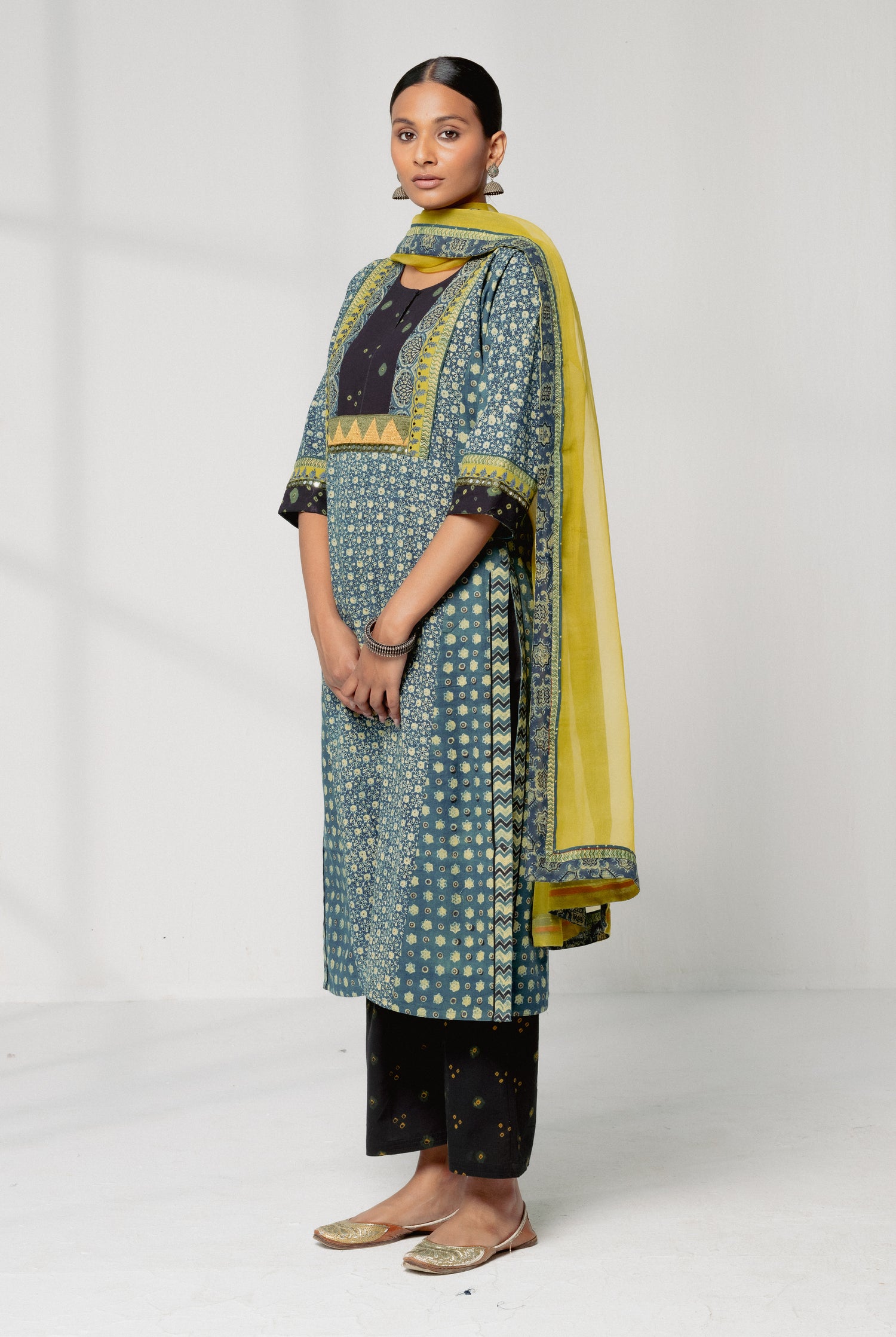 Rozana Pant Black Green (8161836728619)