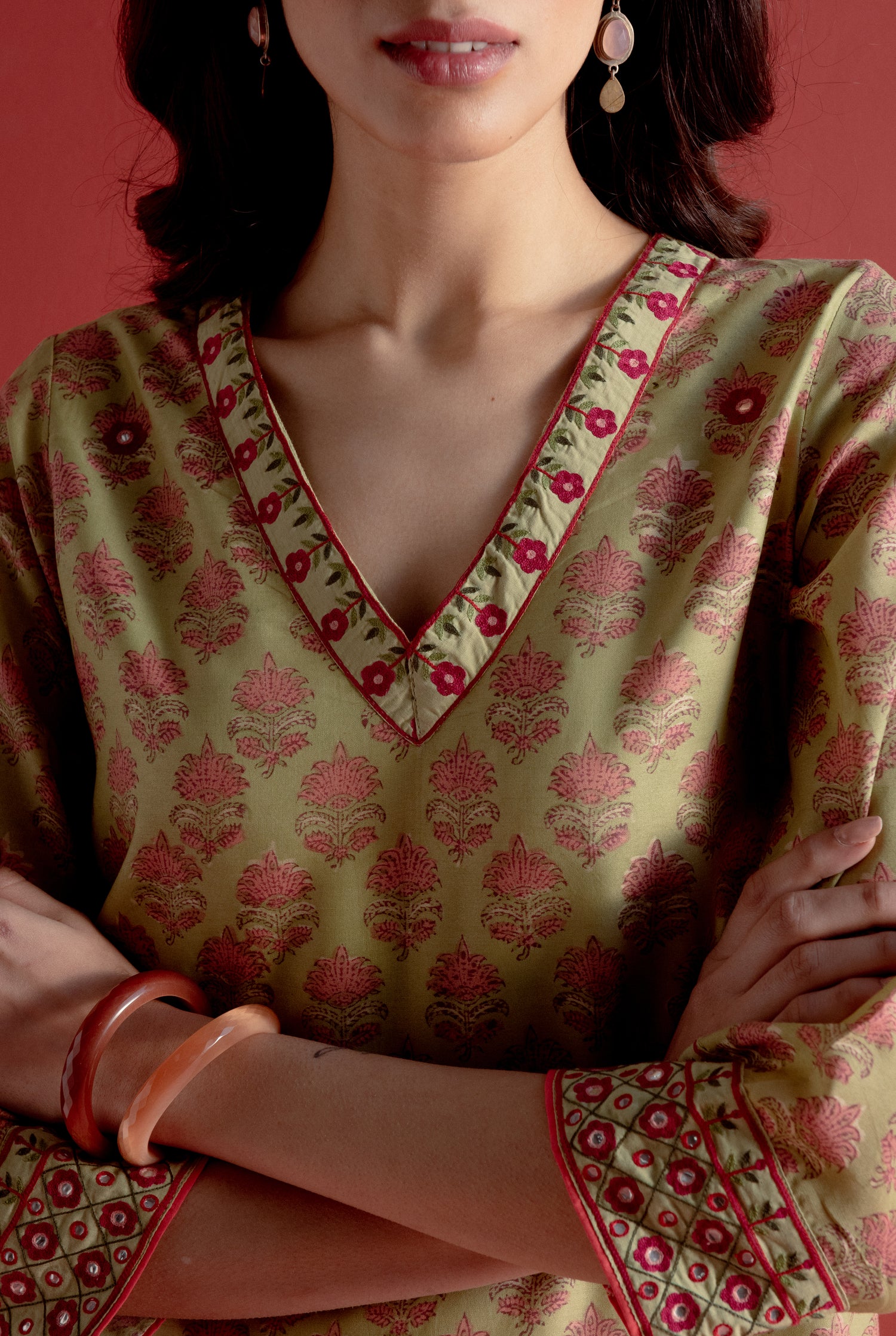 Leela Kurta Pista Green (8128153452843)