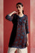 Rozana Kurti Rust Blue (8163178283307)