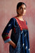 Banjara Kurta Indigo Brown Bandhej (8129263894827)