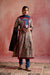 Anu Kurta Grey Maroon (8129261797675)