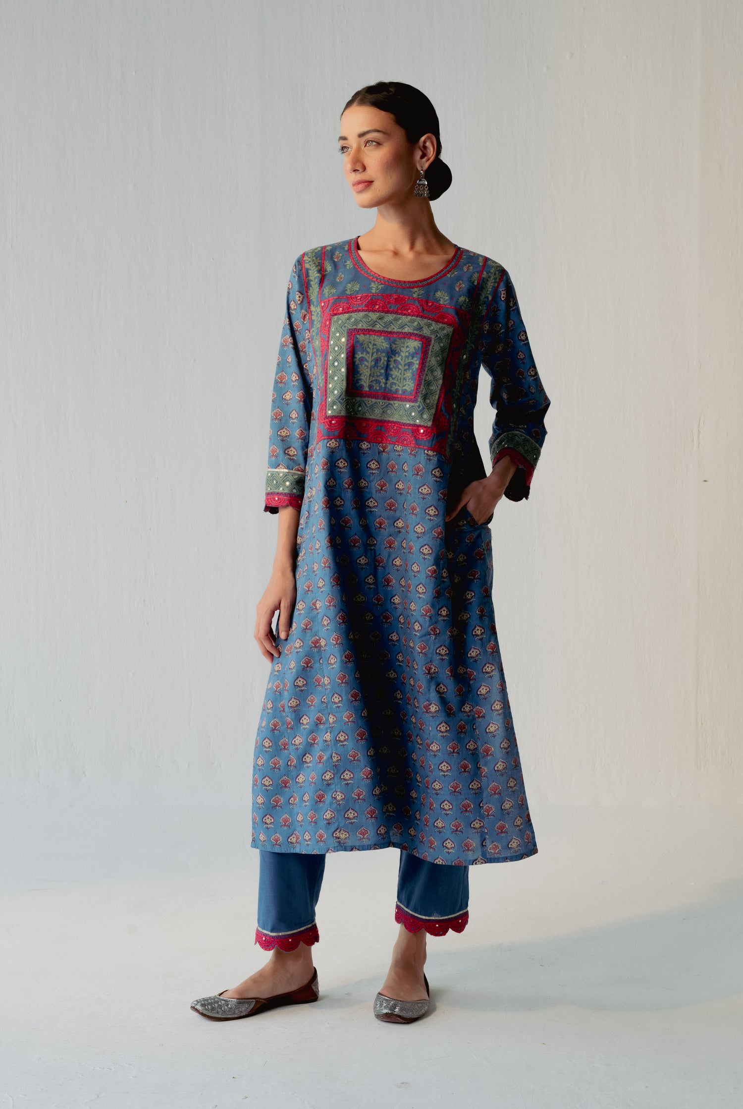 Tulsi Kurta Blue (8228581769515)