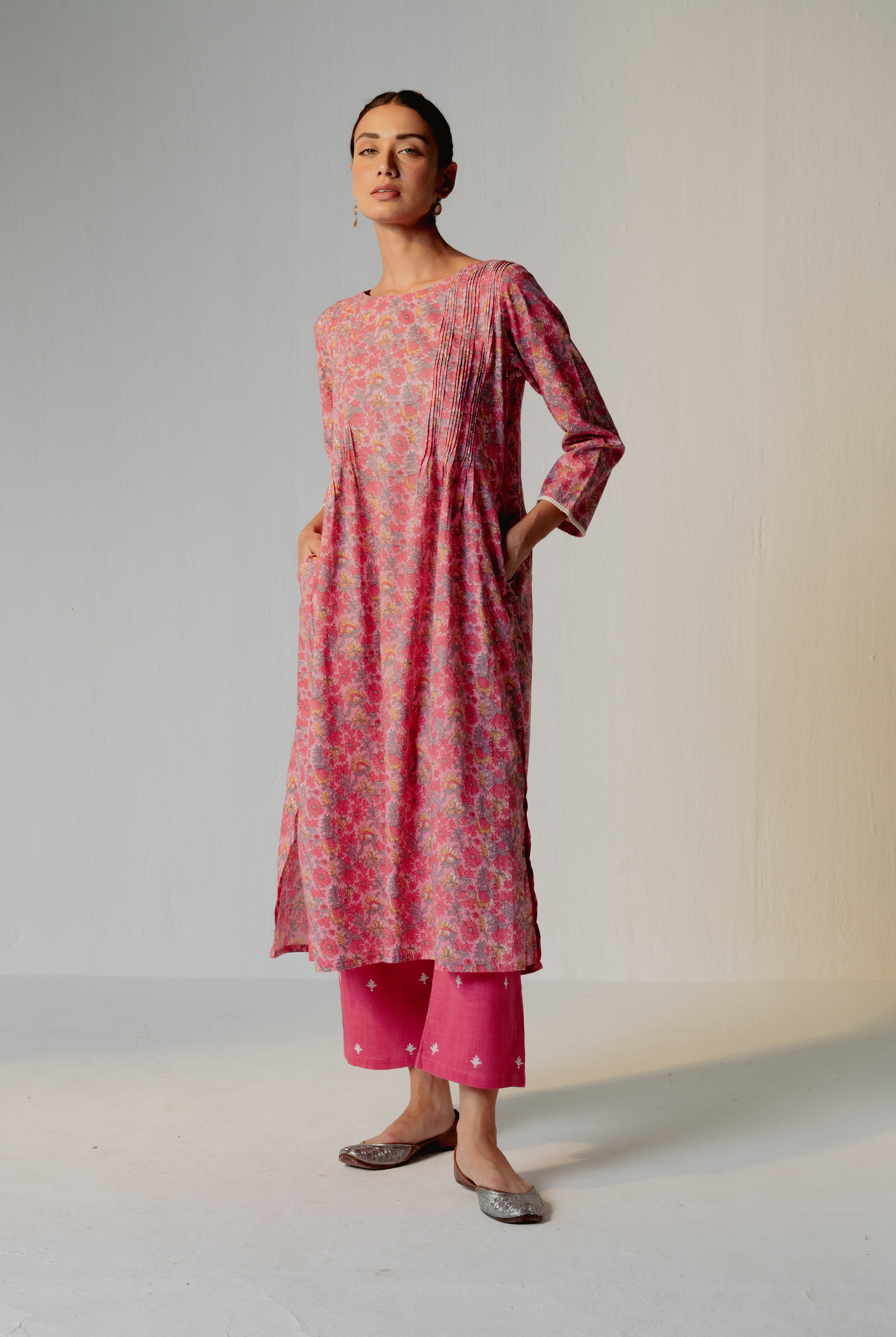 Everyday Kurta Pink( Set of 2 ) (8235000168747)