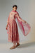 Crinkled Anarkali Kurta Pink Yellow (8210620776747)