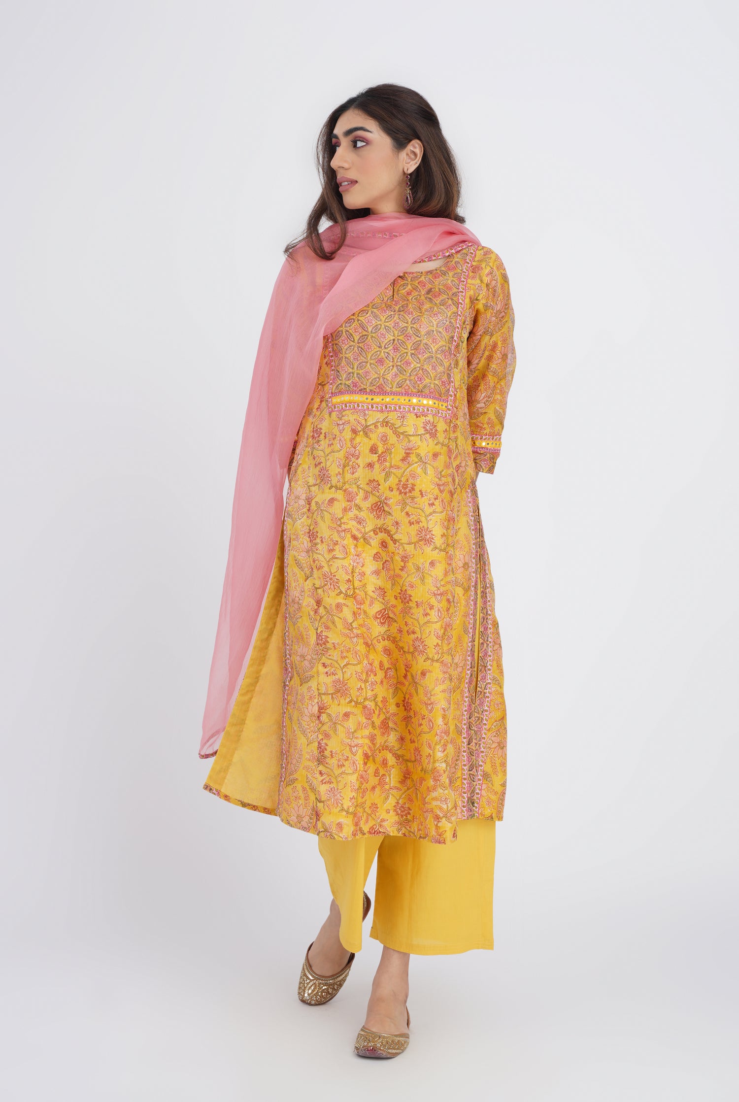 Rozana Chiffon Dupatta Blush Pink (7087171797039)