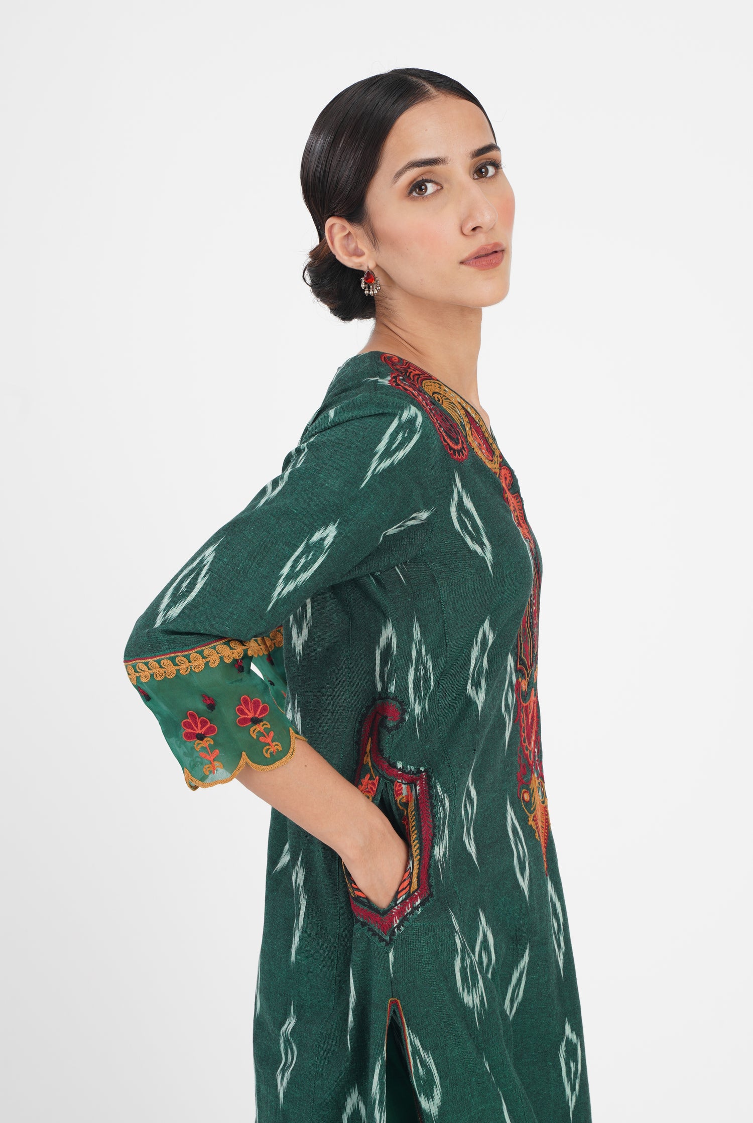 Siya Kurta Green (7087203221551)