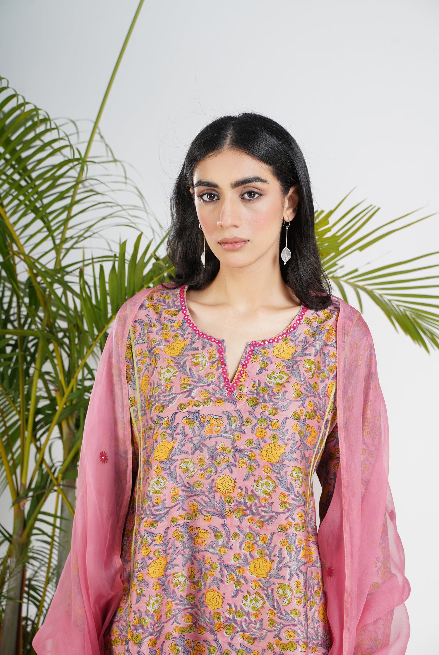 Tulsi Dupatta Rough Pink (8059512815915)
