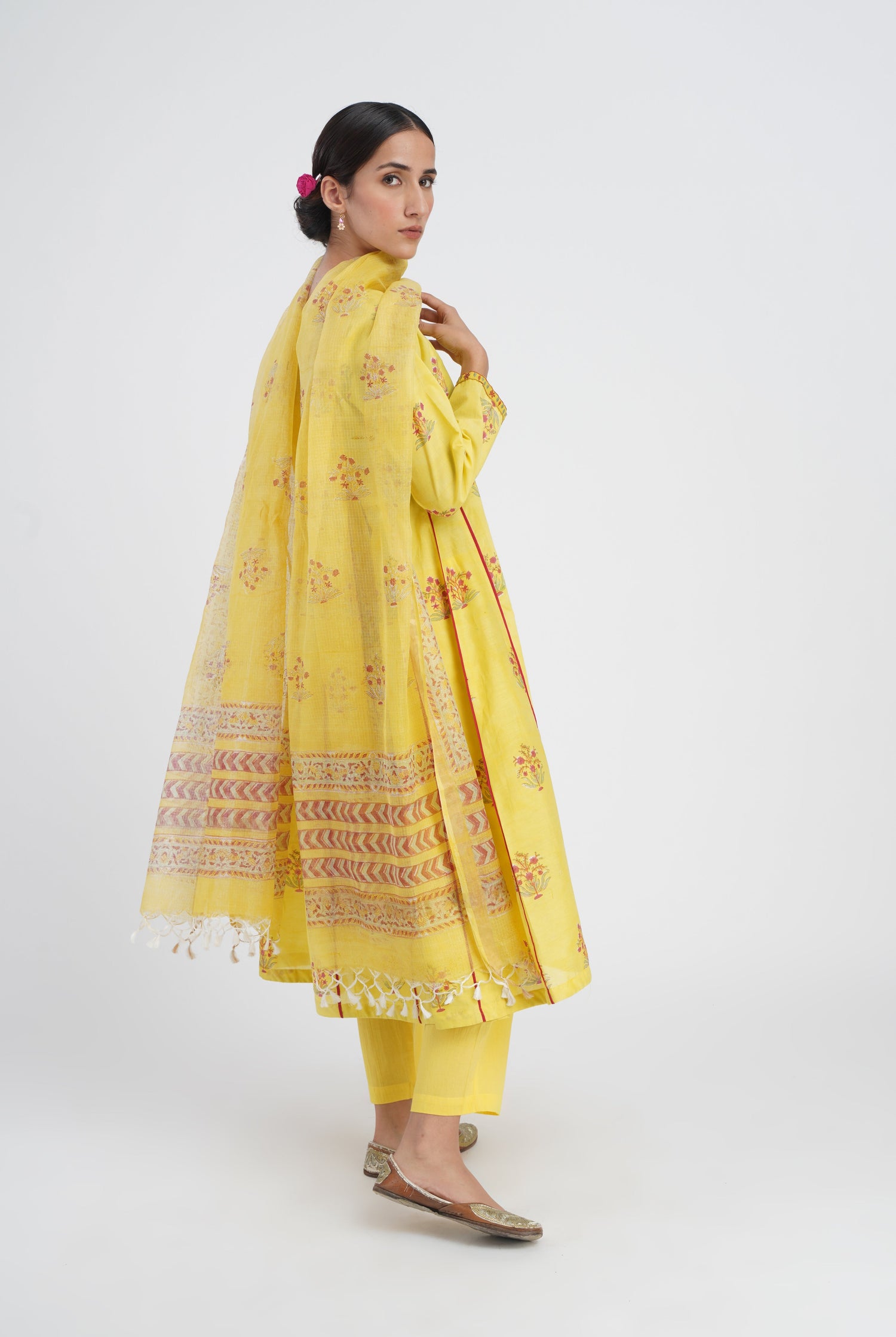 Kia Dupatta Yellow (7087307292719)