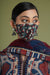 Printed Mask Maroon White (6941396729903)