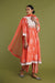 Anarkali Kurta Coral Peach White (6906582401071)