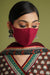 Printed Mask Maroon (6907809988655)