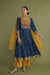 Anarkali Crinkled Kurta Mustard Indigo (6936653266991)