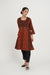 Mahika Kurta Brick Red (7087197945903)
