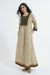 Yoke Caftan Cream Ochre Bottle Green (6870139043887)