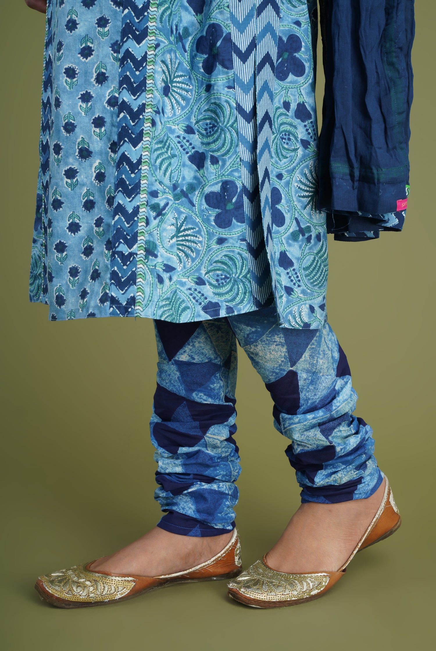 Rozana Printed Bottom Blue Indigo (6969252282415)