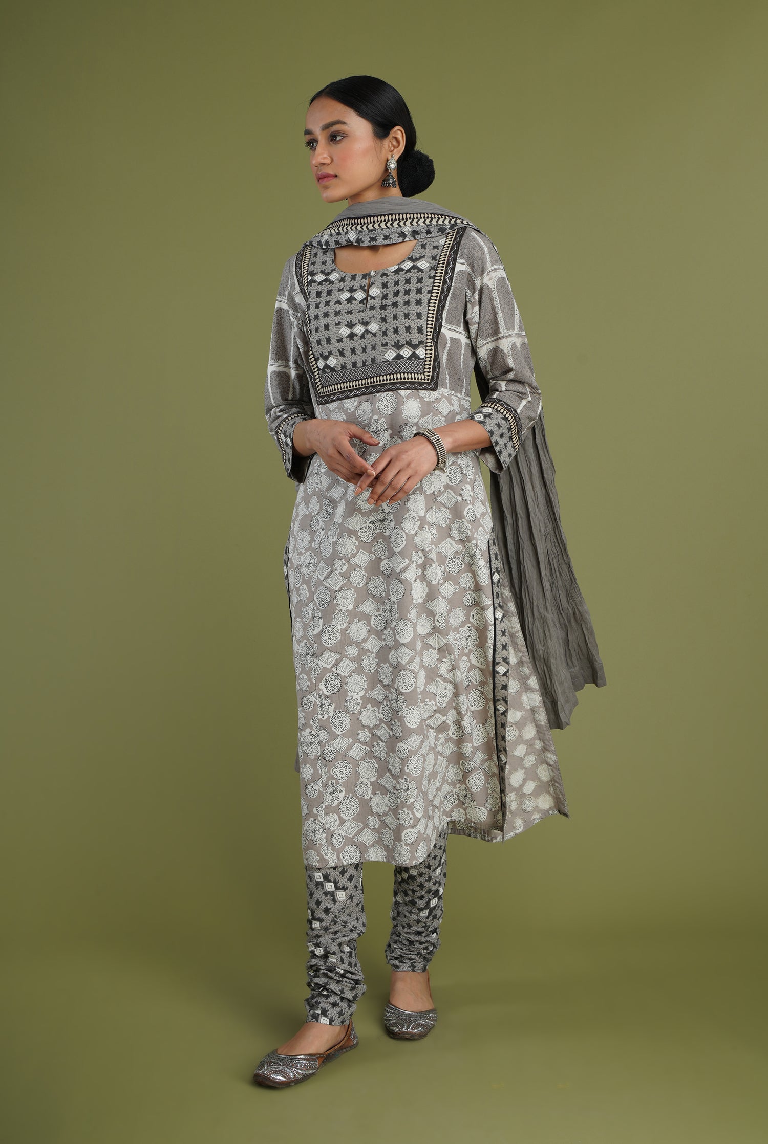 Elena Kurta Grey White (6936652873775)