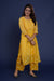Rozana Pants Yellow Ikkat (6749666050095)