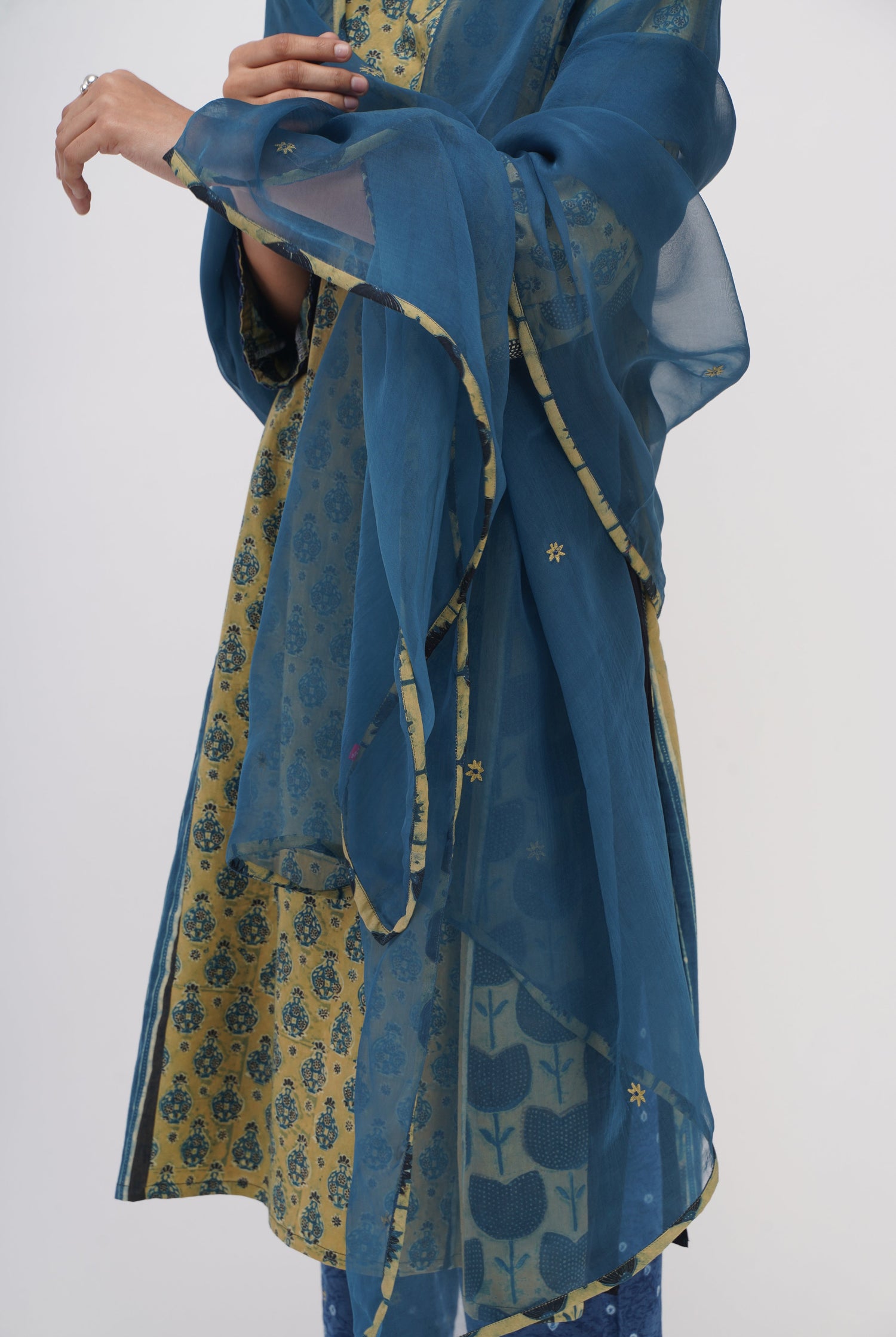 Tulsi Dupatta Teal (8059511308587)