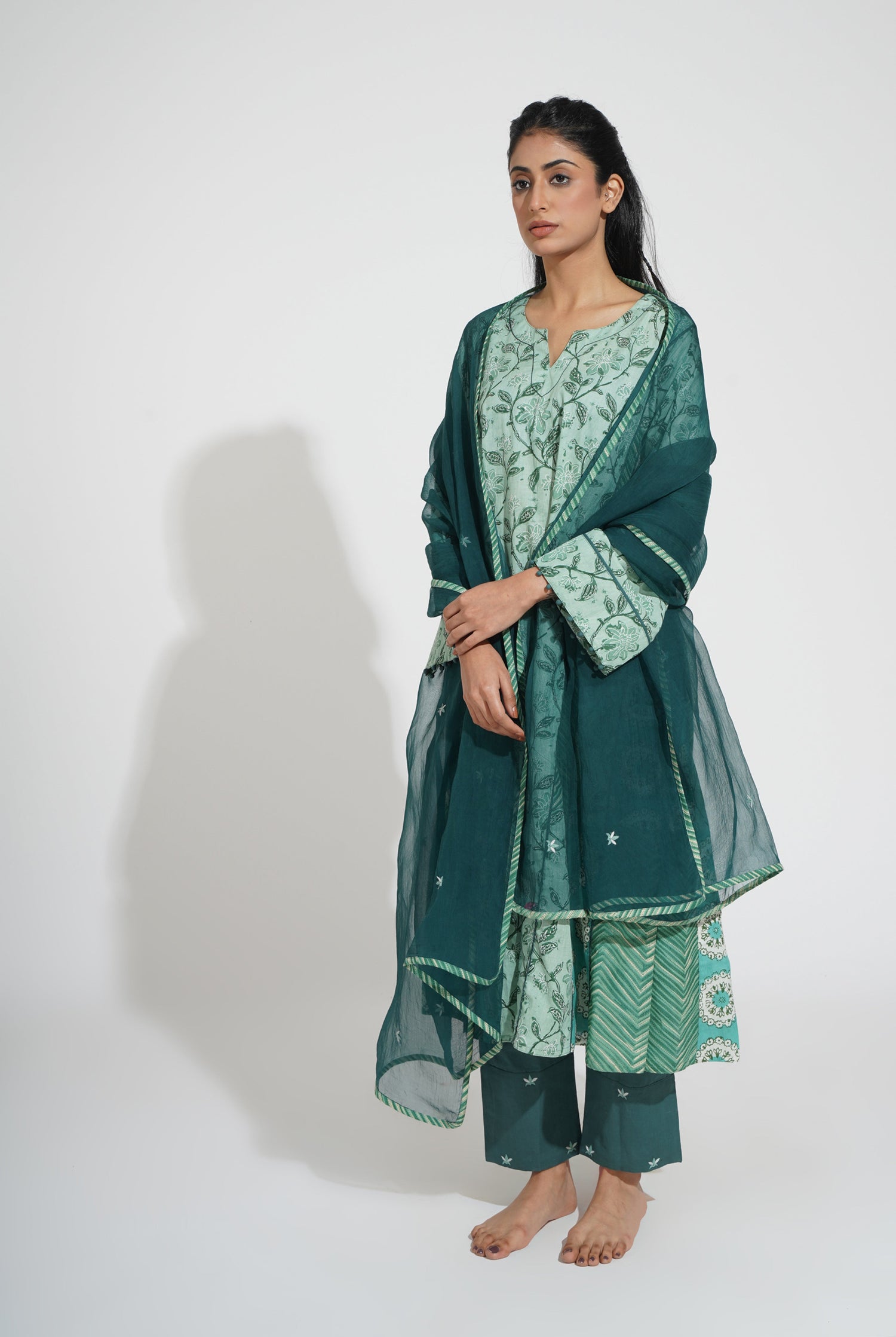 Tulsi Dupatta Green (8059512652075)