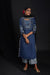 Rozana Chiffon Dupatta Black Indigo (6815890178095)