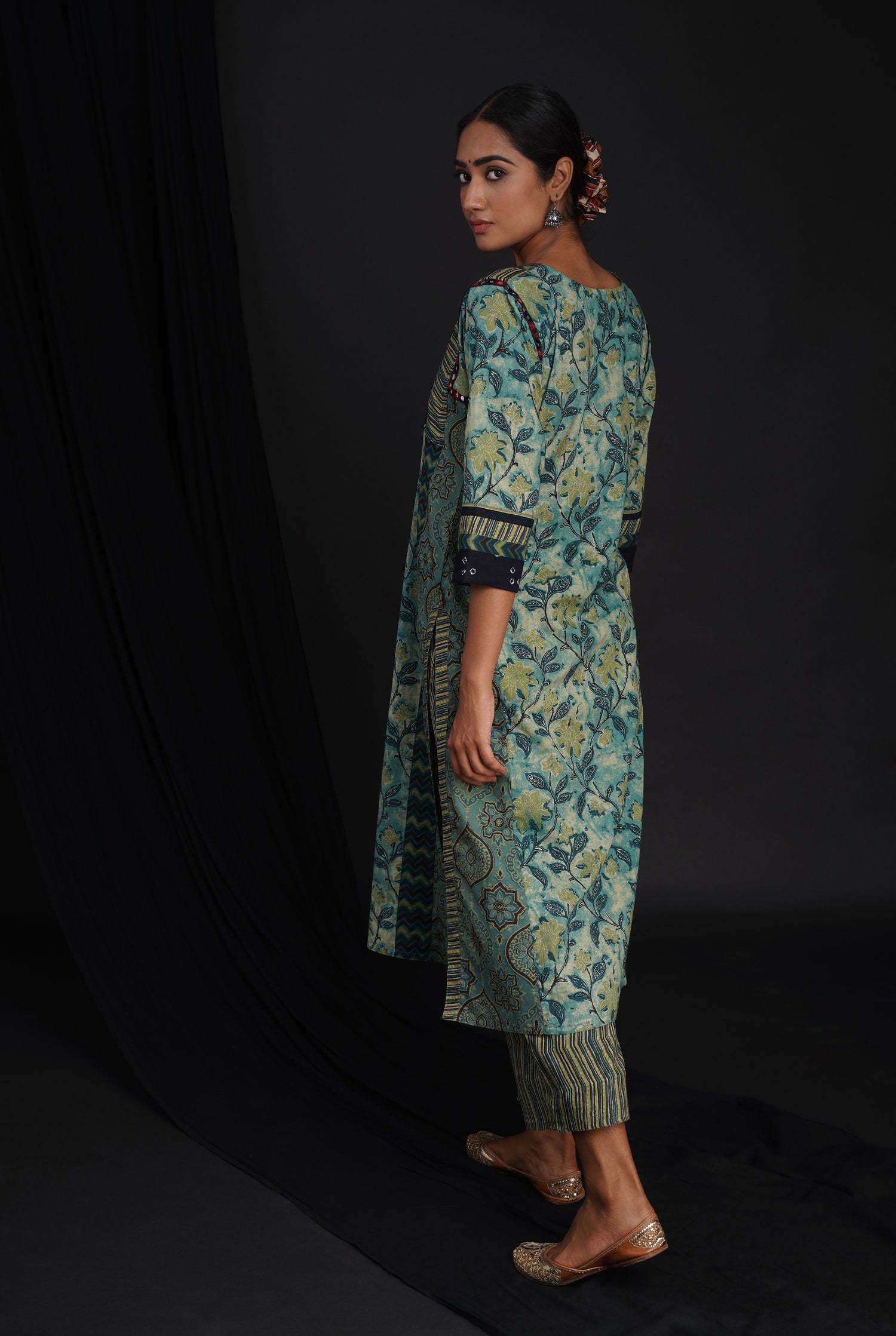 Rozana Pant Ochre Blue (6804566179887)