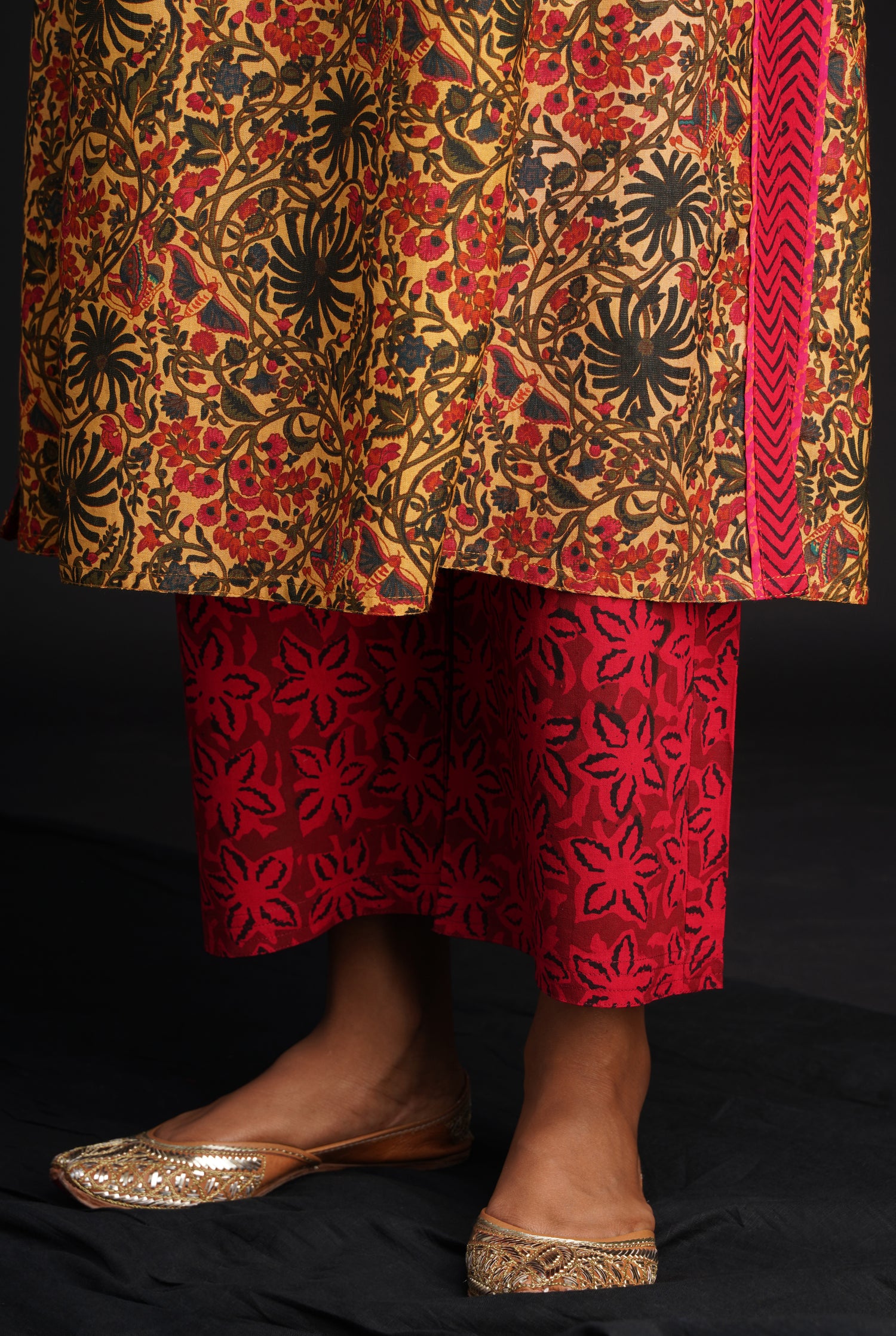 Rozana Pant Maroon Red (6804551008303)