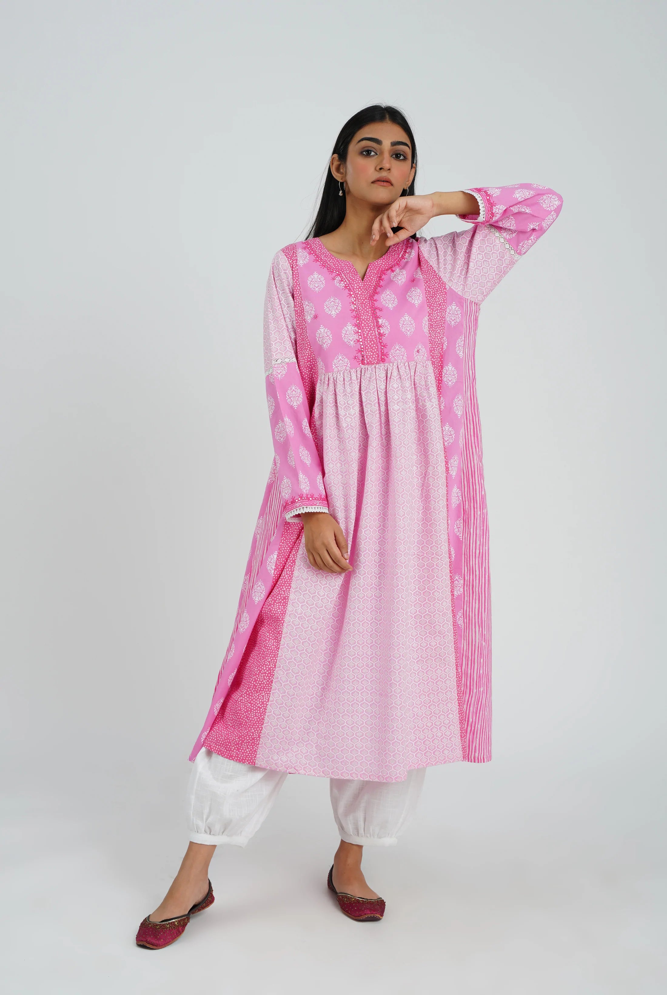 Dreamy Kurta Lavender Pink (8076986024235)