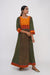 Yoke Caftan Mustard Bottle Green (6794772348975)