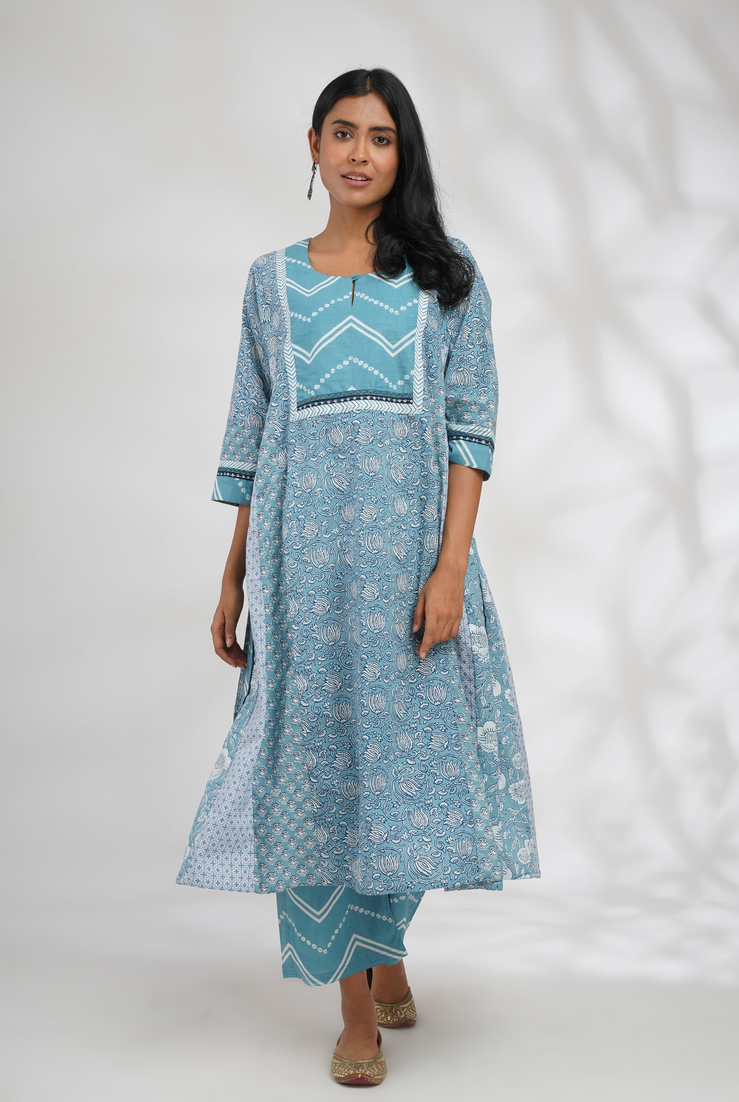 Rozana Pant Earthy Blue White (7047293927471)