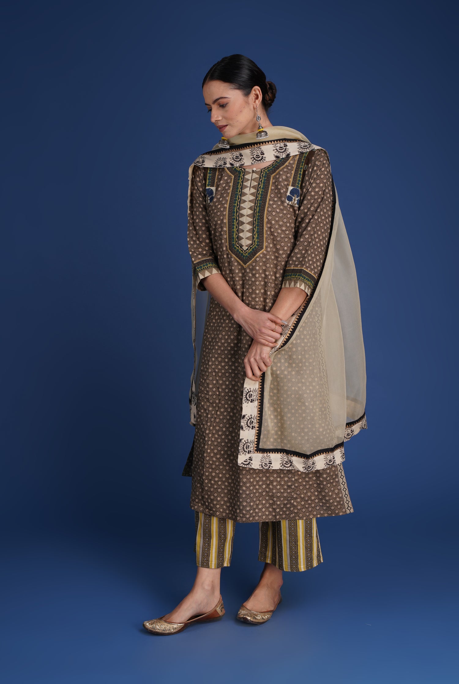 Rozana Chiffon Dupatta (8077645611307)