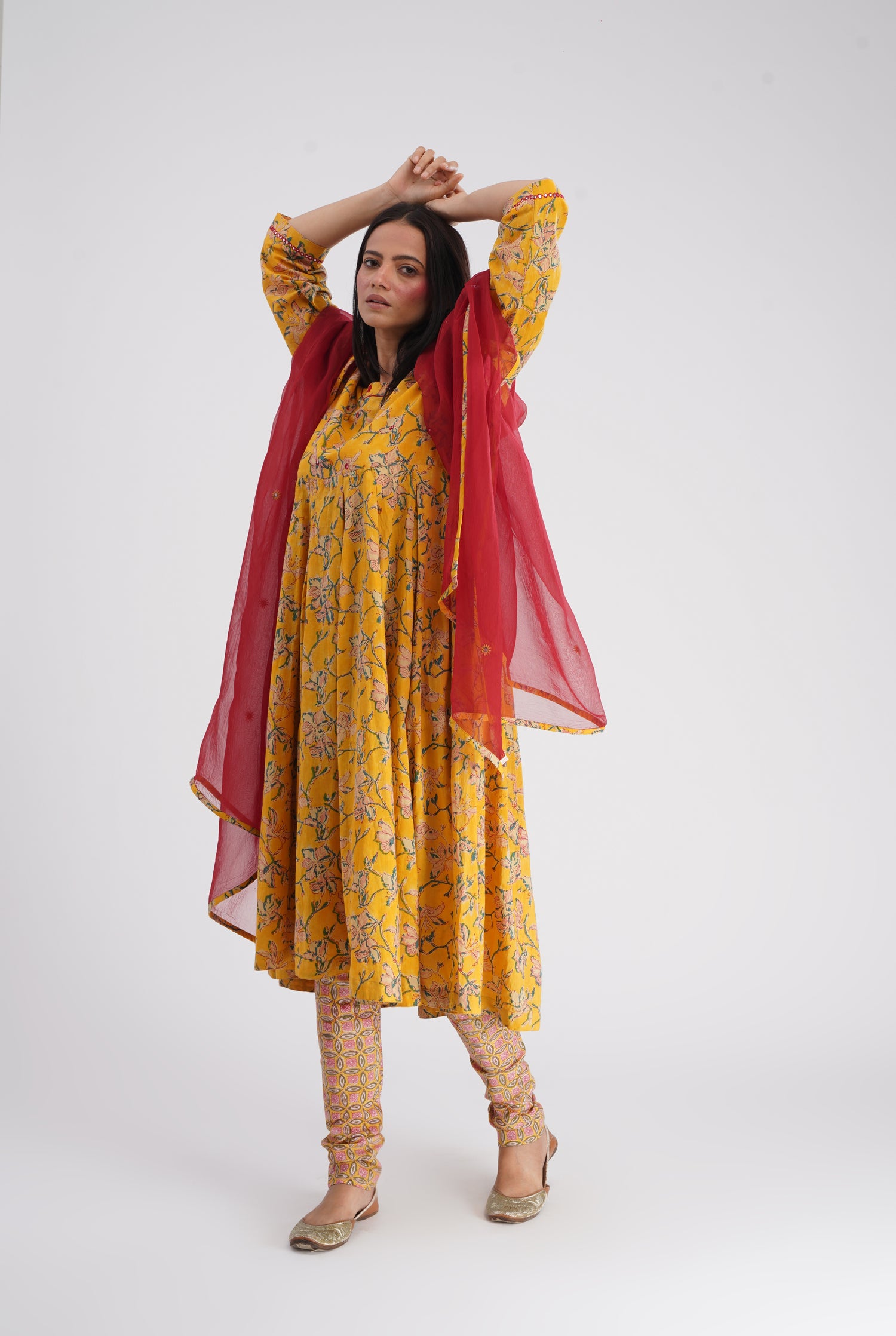 Myra Kurta Yellow (7134635720751)