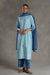 Rozana Chiffon Dupatta Indigo (7020992954415)