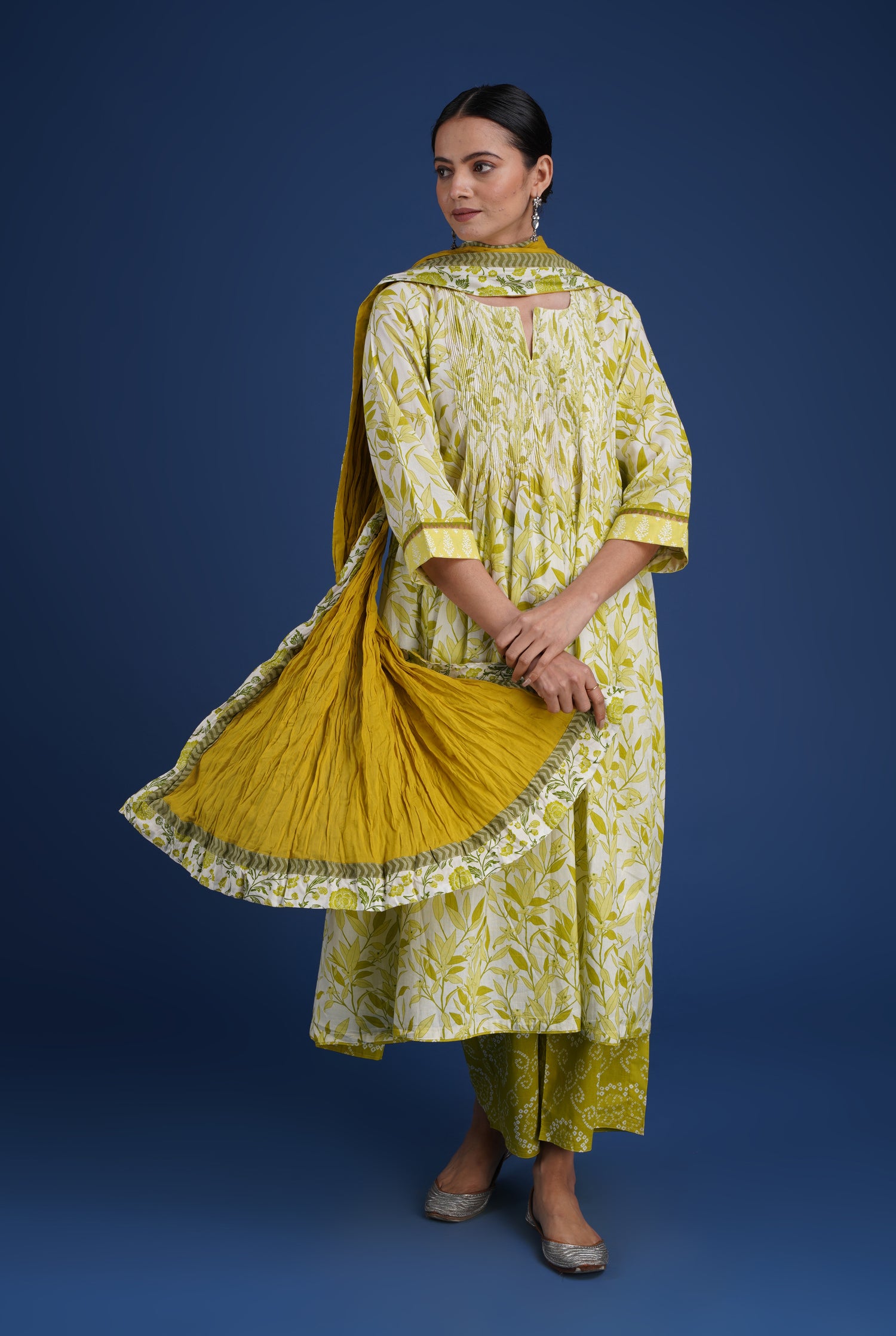 Rozana Cotton Crinkled Dupatta (8077651181867)