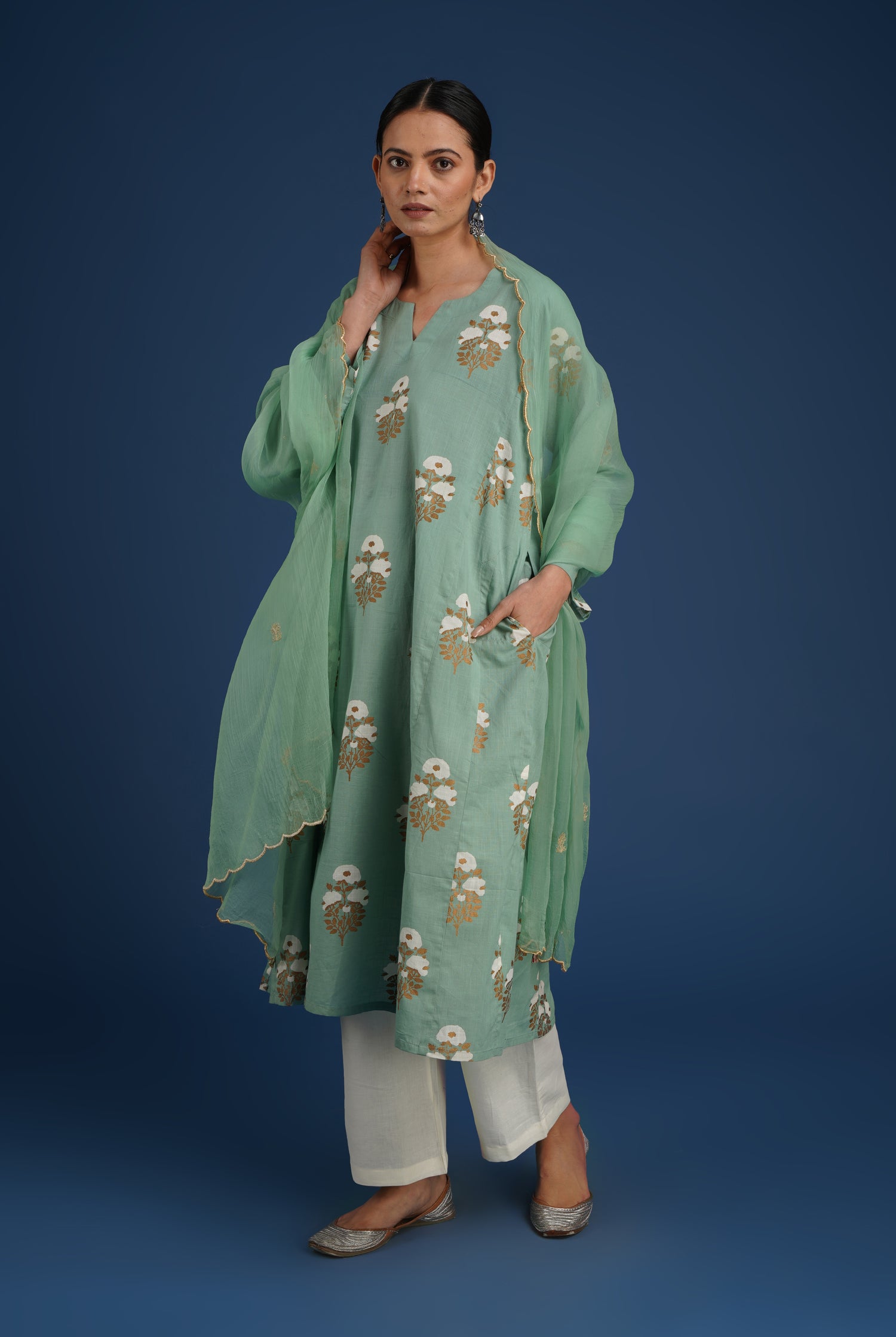 Rozana Chiffon Dupatta (8077656424747)