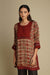 Yoke Kurti Coffee Rust Maroon (8210568315179)