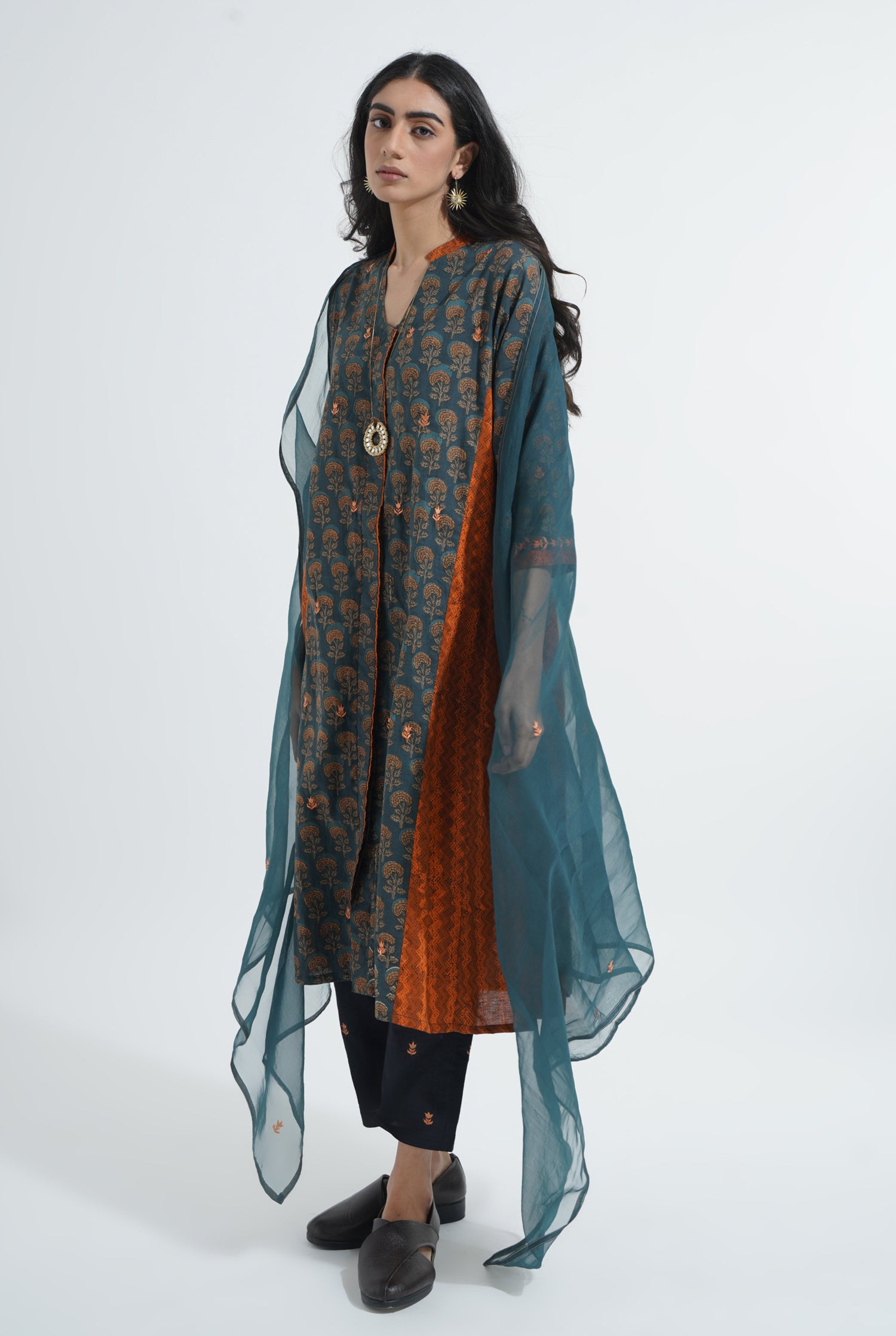 Ida Kurta Teal (8053943468331)