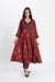 Tashi Kurta Maroon Black (8017676370219)