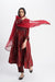 Tashi Kurta Maroon Black (8017676370219)
